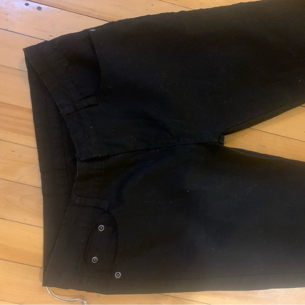 Lovely black cotton jeans. New.